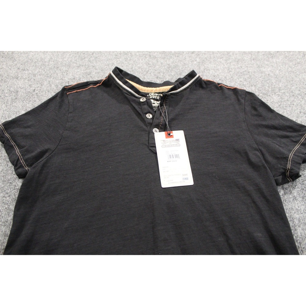 Alexander Julian Colours Mens‎ Polo Shirt, New, Short Sleeve, Henley, Small